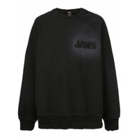 Calvin Klein 205W39nyc Blusa de moletom Jaws - Preto