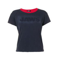 Calvin Klein 205W39nyc Camiseta cropped Jaws - Azul