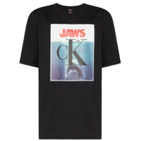 Calvin Klein 205W39nyc Camiseta Jaws com logo - Preto
