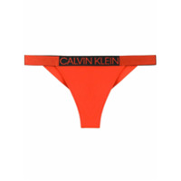 Calvin Klein Cueca com estampa de logo - Laranja