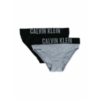 Calvin Klein Kids Conjunto de calcinha - Preto