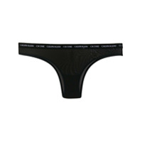 Calvin Klein Underwear Cueca com logo no cós - Preto