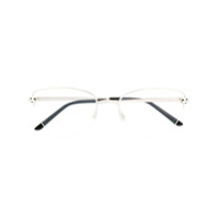 Cartier Eyewear Armação de óculos quadrada Panthere - Preto