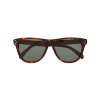 Celine Eyewear Óculos de sol tartaruga - Marrom