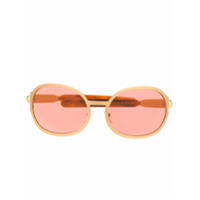 Chloé Eyewear Óculos de sol redondo - Dourado