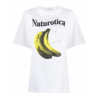 Christopher Kane Camiseta Naturotica com estampa de bananas - Branco