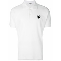 Comme Des Garçons Play Camisa polo com logo - Branco