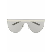 Courrèges Eyewear Óculos de sol máscara - Branco