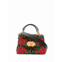 Dolce & Gabbana Bolsa tote de couro com strass - Estampado