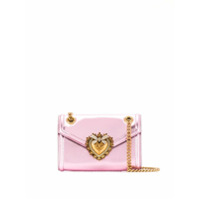 Dolce & Gabbana Bolsa transversal Devotion mini - Rosa
