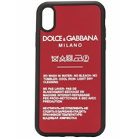 Dolce & Gabbana Capa para iPhone XS - Vermelho