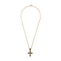 Dolce & Gabbana Colar com pingente de cruz - Dourado