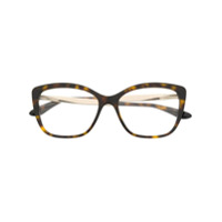 Dolce & Gabbana Eyewear Armação de óculos quadrada - Marrom