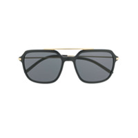 Dolce & Gabbana Eyewear Óculos de sol aviador - Preto