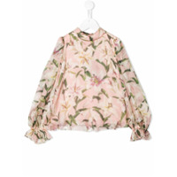 Dolce & Gabbana Kids Blusa com estampa floral - Rosa