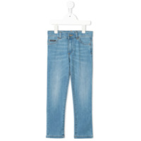 Dolce & Gabbana Kids Calça jeans com 5 bolsos - Azul