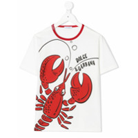 Dolce & Gabbana Kids Camiseta estampada - Branco