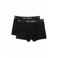 Dolce & Gabbana Kids Pacote com 2 cuecas boxers - Preto