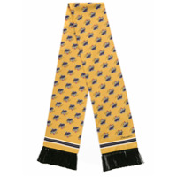 Dolce & Gabbana Lenço de seda estampado - Amarelo