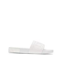 Dolce & Gabbana Slide com logo gravado - Branco