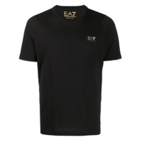 Ea7 Emporio Armani Camiseta EA7 com patch logo - Preto