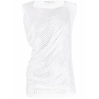 Ermanno Scervino Blusa de tricô com aplicação - Branco