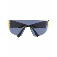 Fendi Eyewear Óculos de sol com estilo máscara - Preto