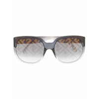Fendi Eyewear Óculos de sol oversized FF - Cinza