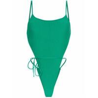 Frankies Bikinis Maiô Croft com recorte vazado - Verde