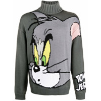Gcds Tom & Jerry intarsia knit jumper - Cinza