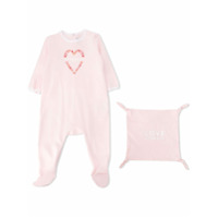 Givenchy Kids Conjunto de bebê com logo - Rosa