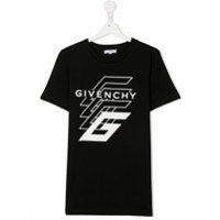 Givenchy Kids TEEN graphic logo T-shirt - Preto