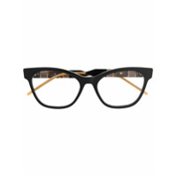 Gucci Eyewear Armação de óculos gatinho - Preto