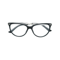 Gucci Eyewear Armação de óculos redonda - Preto