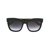 Gucci Eyewear Óculos de sol armação quadrada - Preto