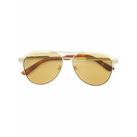 Gucci Eyewear Óculos de sol aviador - Amarelo
