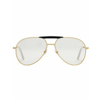 Gucci Eyewear Óculos de sol aviador - Dourado