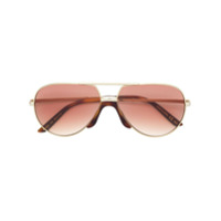 Gucci Eyewear Óculos de sol aviador - Metálico