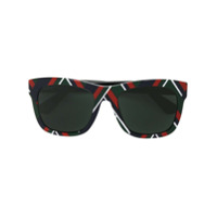 Gucci Eyewear Óculos de sol com armação quadrada - Estampado