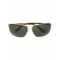 Gucci Eyewear Óculos de sol com armação quadrada - Metálico