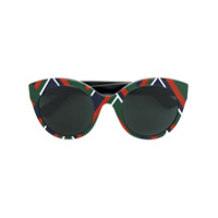 Gucci Eyewear Óculos de sol gatinho - Estampado