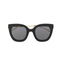 Gucci Eyewear Óculos de sol gatinho oversized - Preto