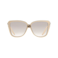 Gucci Eyewear Óculos de sol oversized quadrado - Neutro