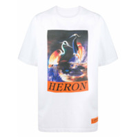 Heron Preston swan-print logo T-shirt - Branco
