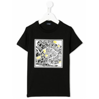 Il Gufo Camiseta com estampa contrastante - Preto