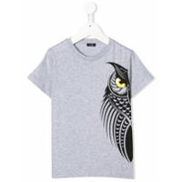 Il Gufo Camiseta com estampa de coruja - Cinza