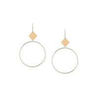 Isabel Marant geometric earrings - Prateado