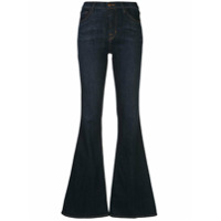 J Brand Calça jeans flare cintura alta Valentina - Azul