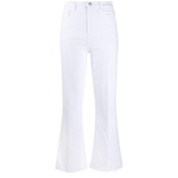J Brand Calça jeans flare Julia cintura alta - Branco