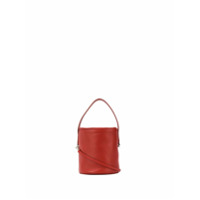 Jil Sander Bolsa bucket com cordão de ajuste - Vermelho